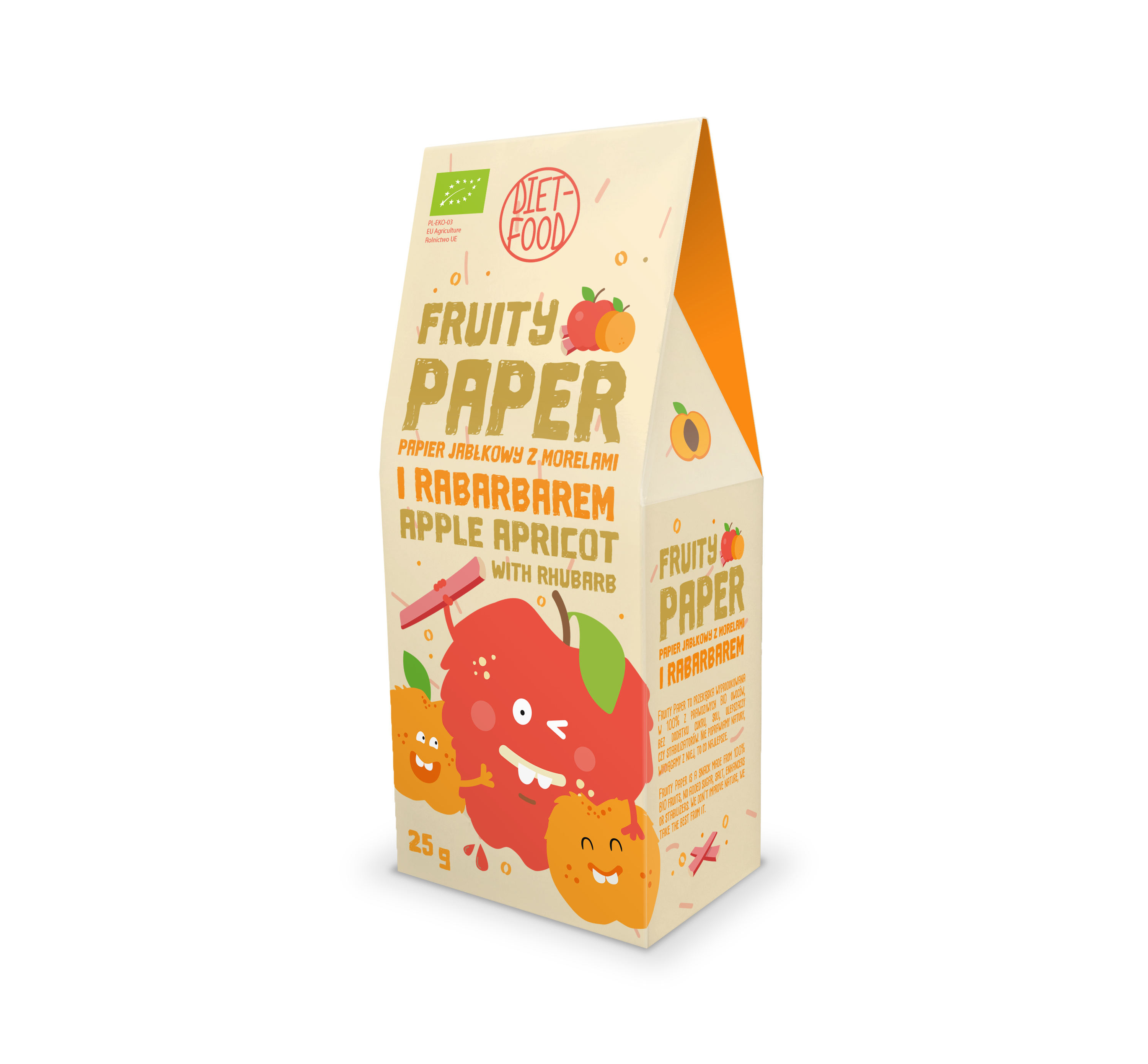 Bio apple + apricot + rhubarb