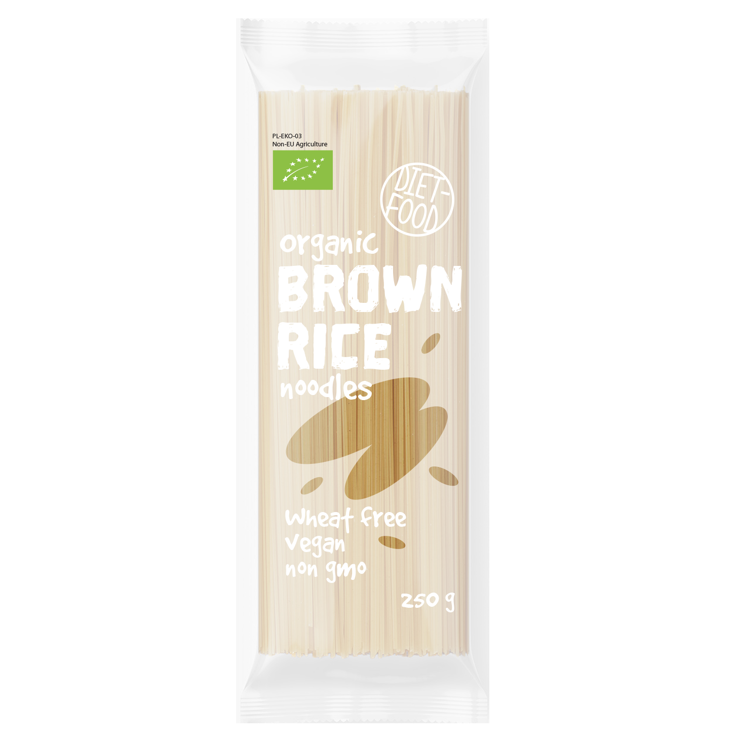 Bio brown rice noodles 100%