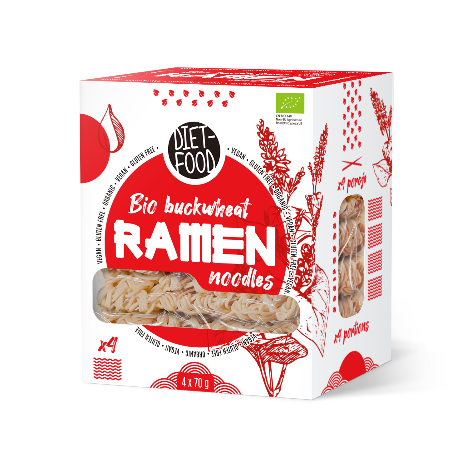 Bio buckwheat noodle 100% - ramen