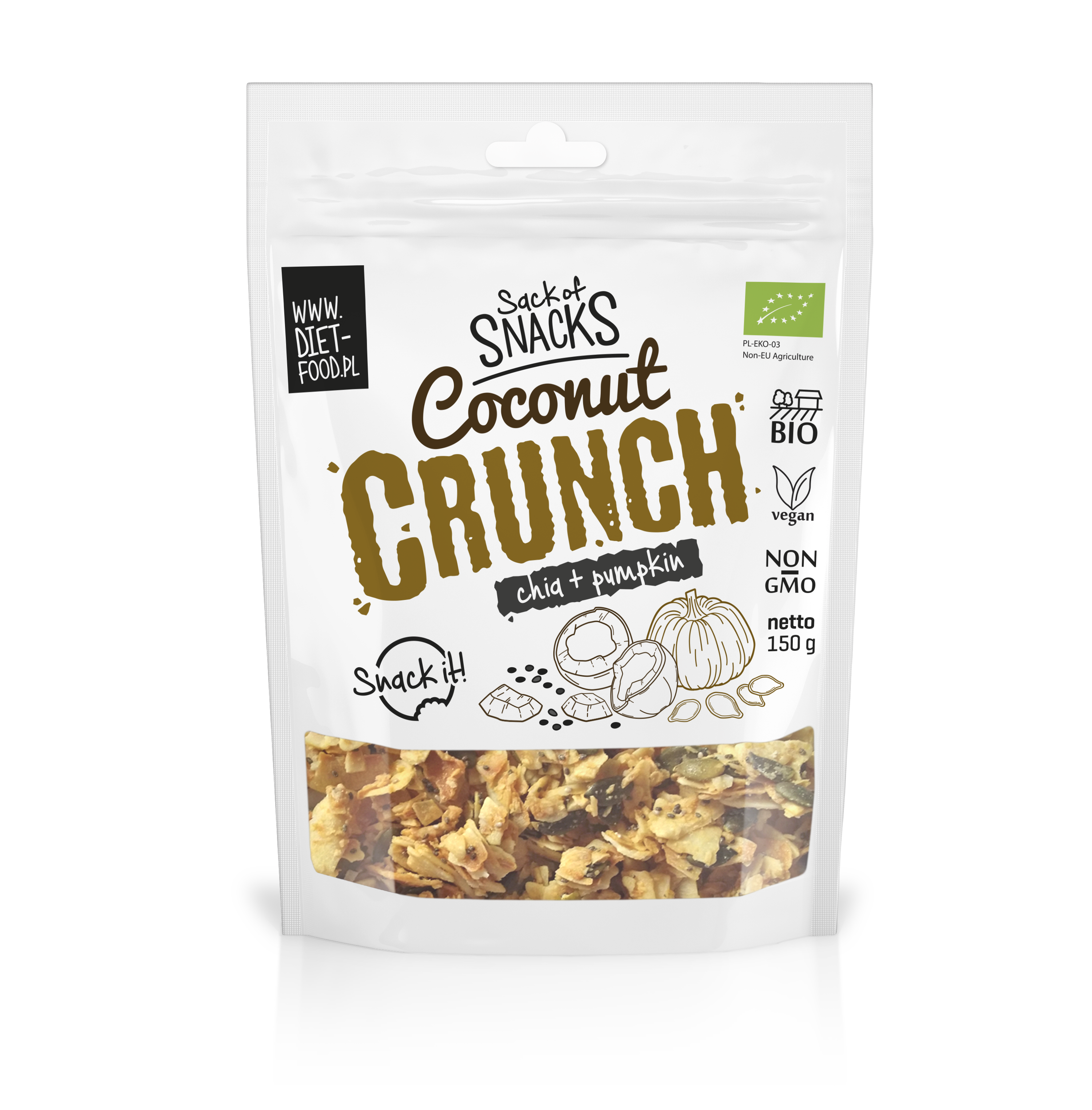 Bio coconut crunch  chia+pumpkin
