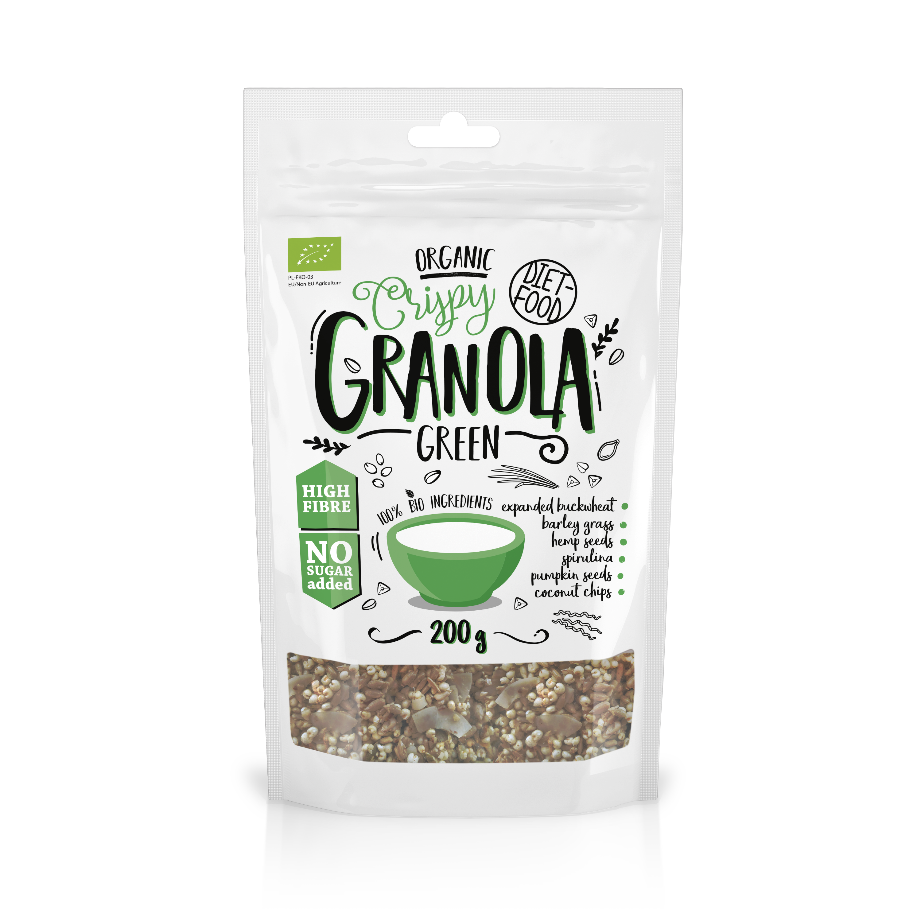 Bio green granola