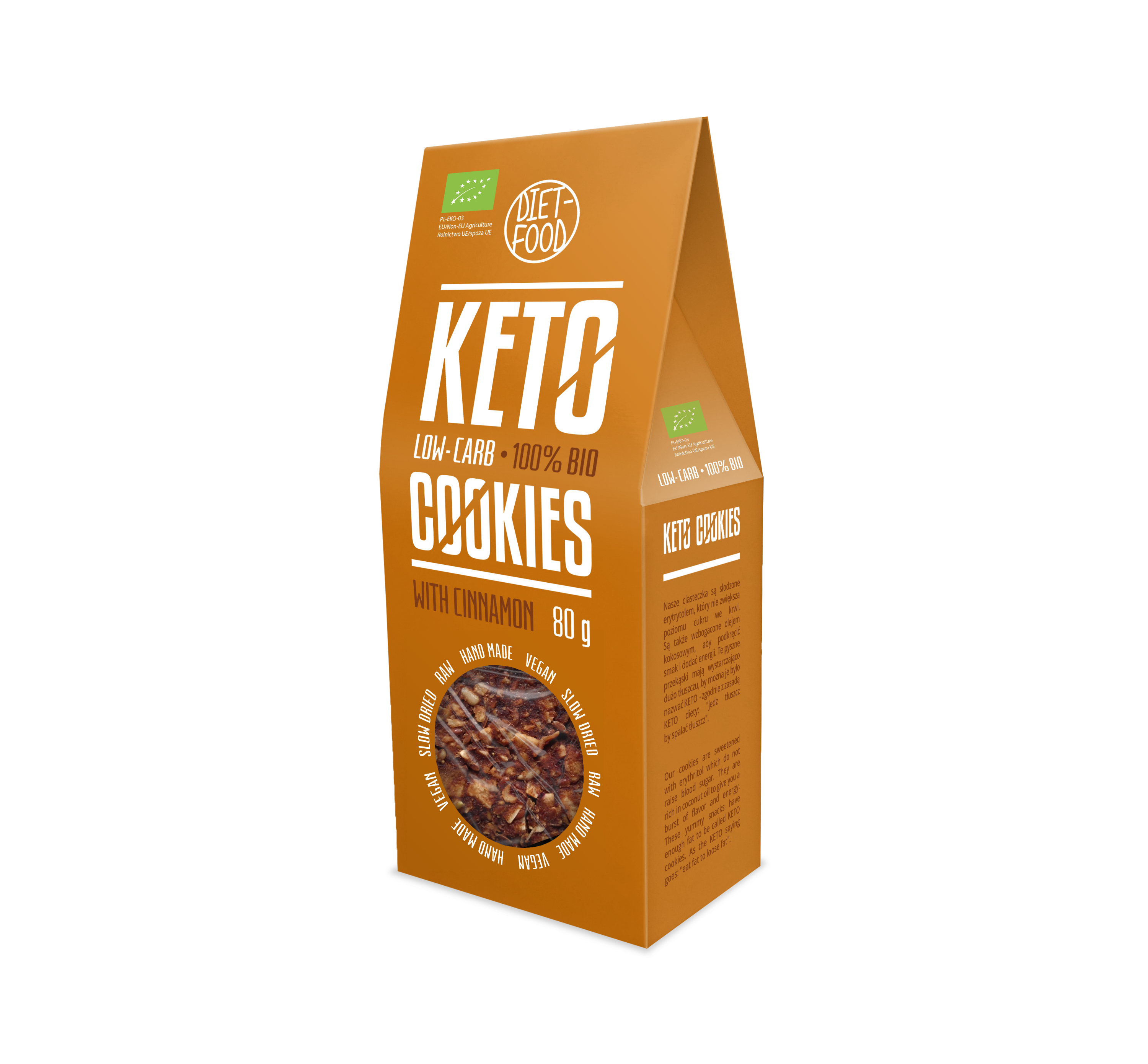 Bio keto cookies with cinnamon