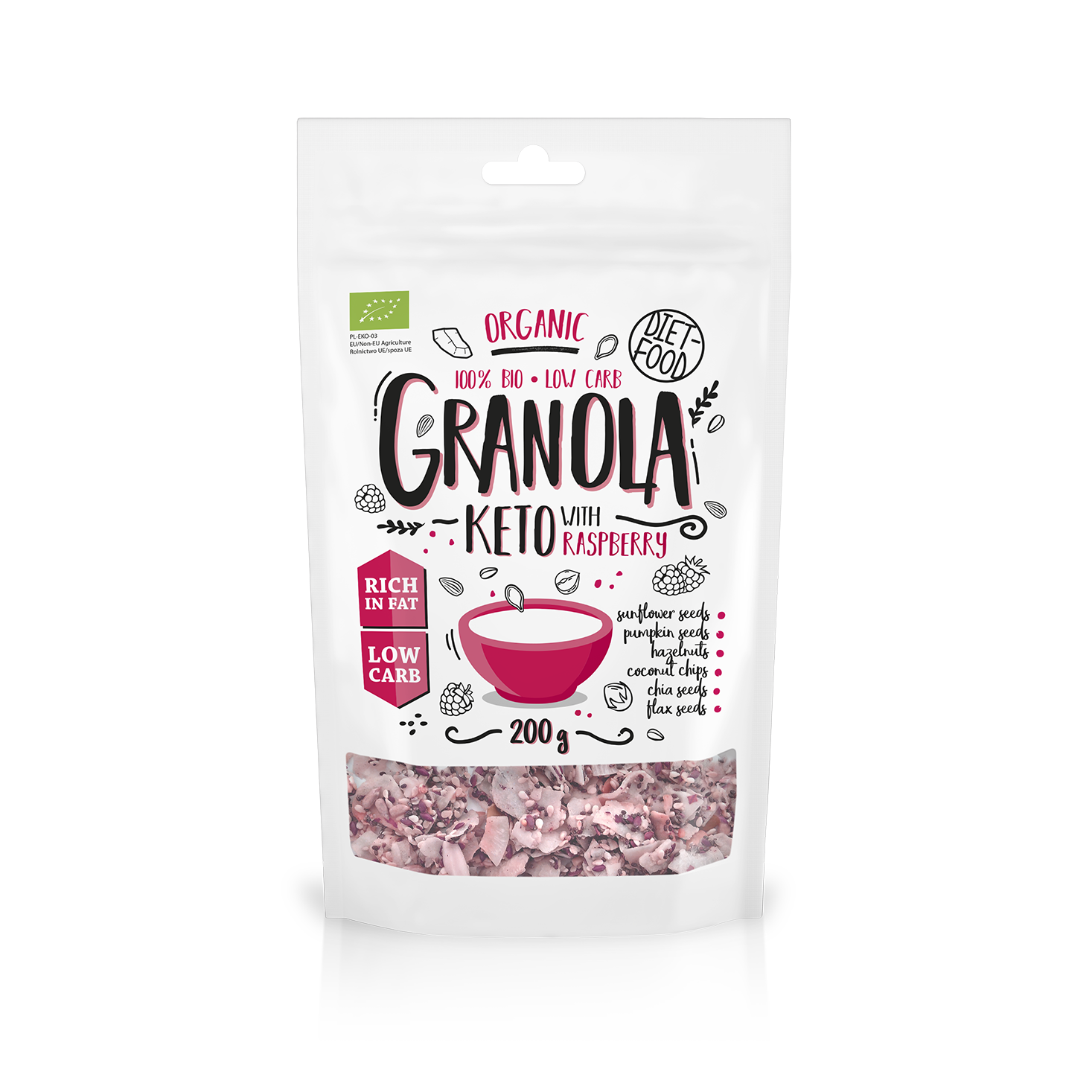 Bio keto granola black currant