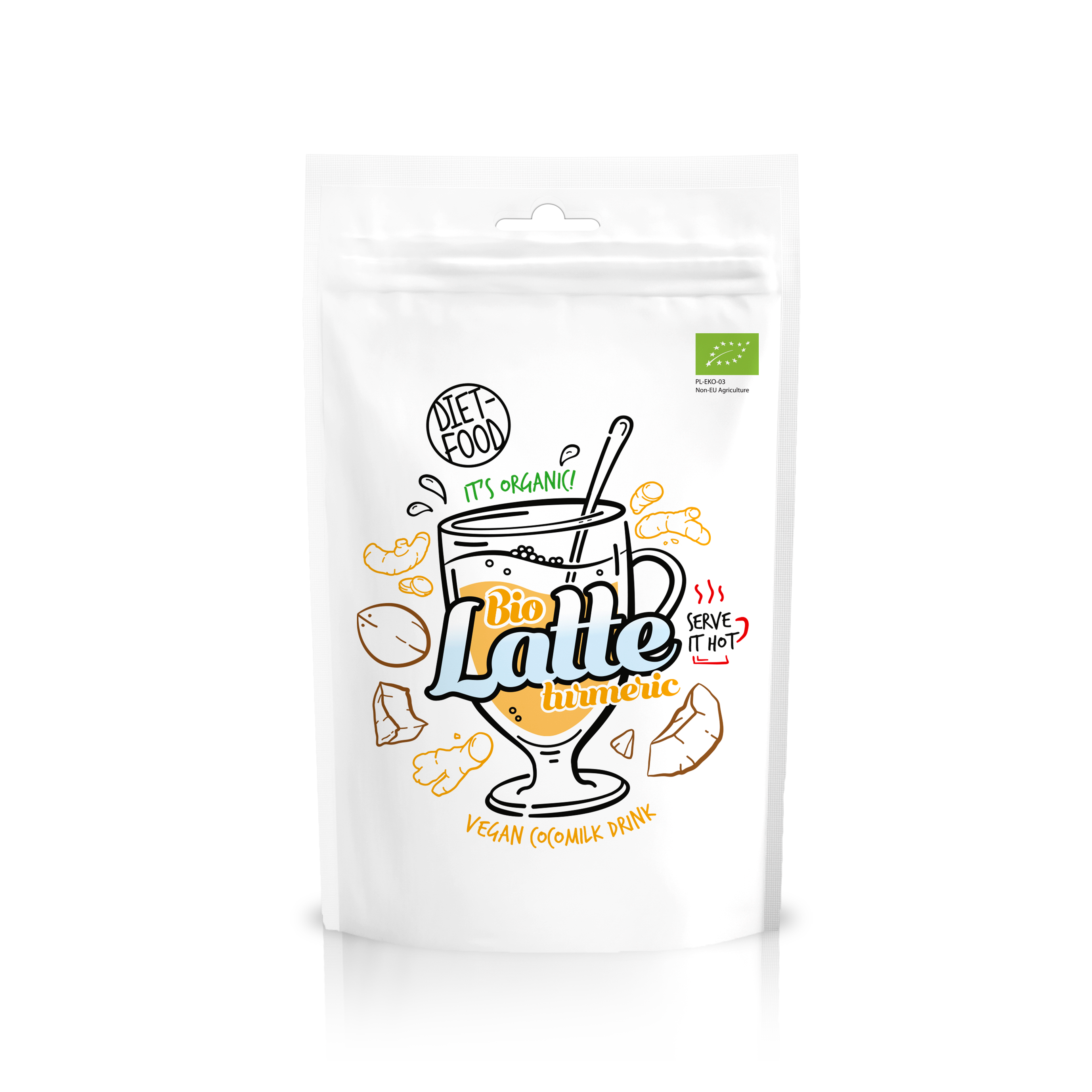Bio latte turmeric