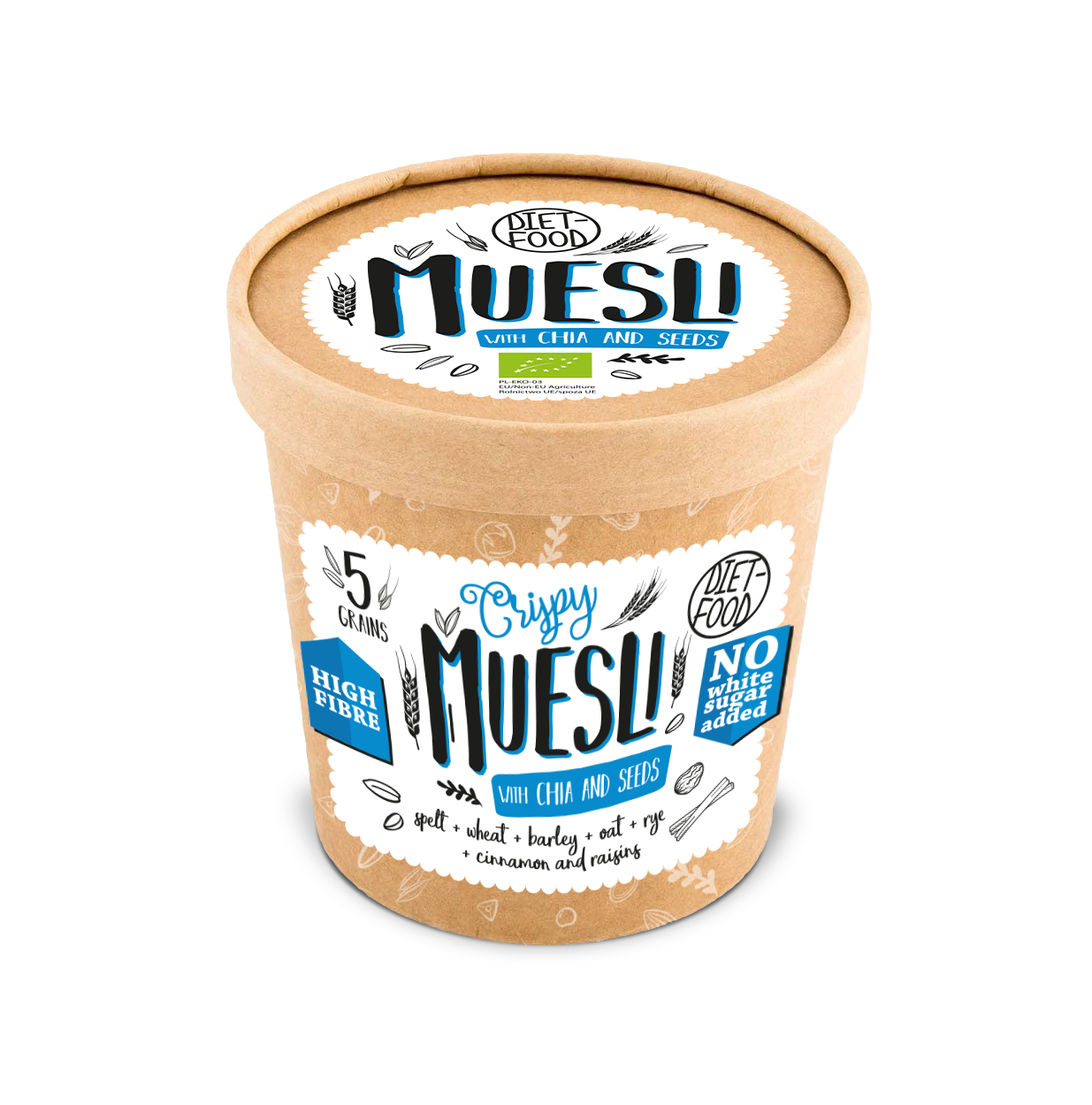 Bio muesli chia - cup kraft