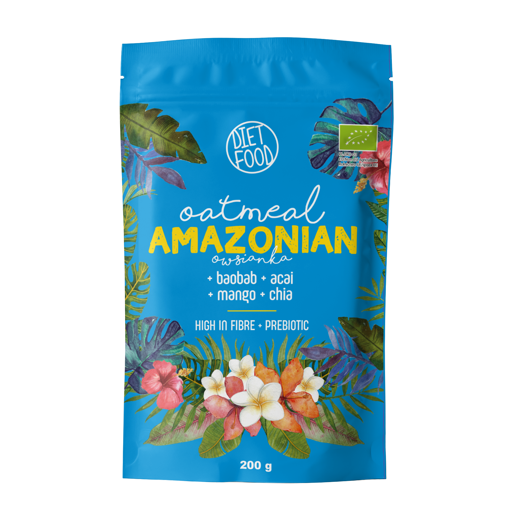 Bio oatmeal amazonian.with prebiotic
