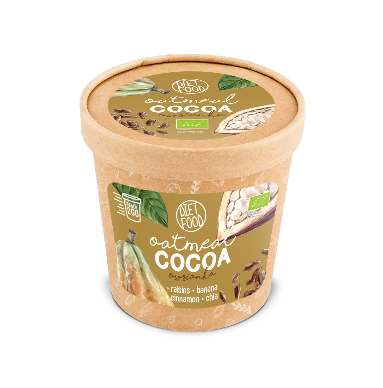 Bio oatmeal cocoa - cup kraft