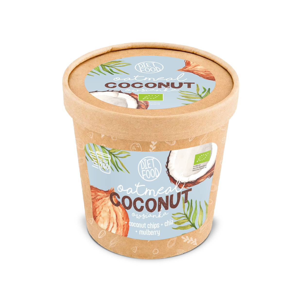 Bio oatmeal coconut - cup kraft