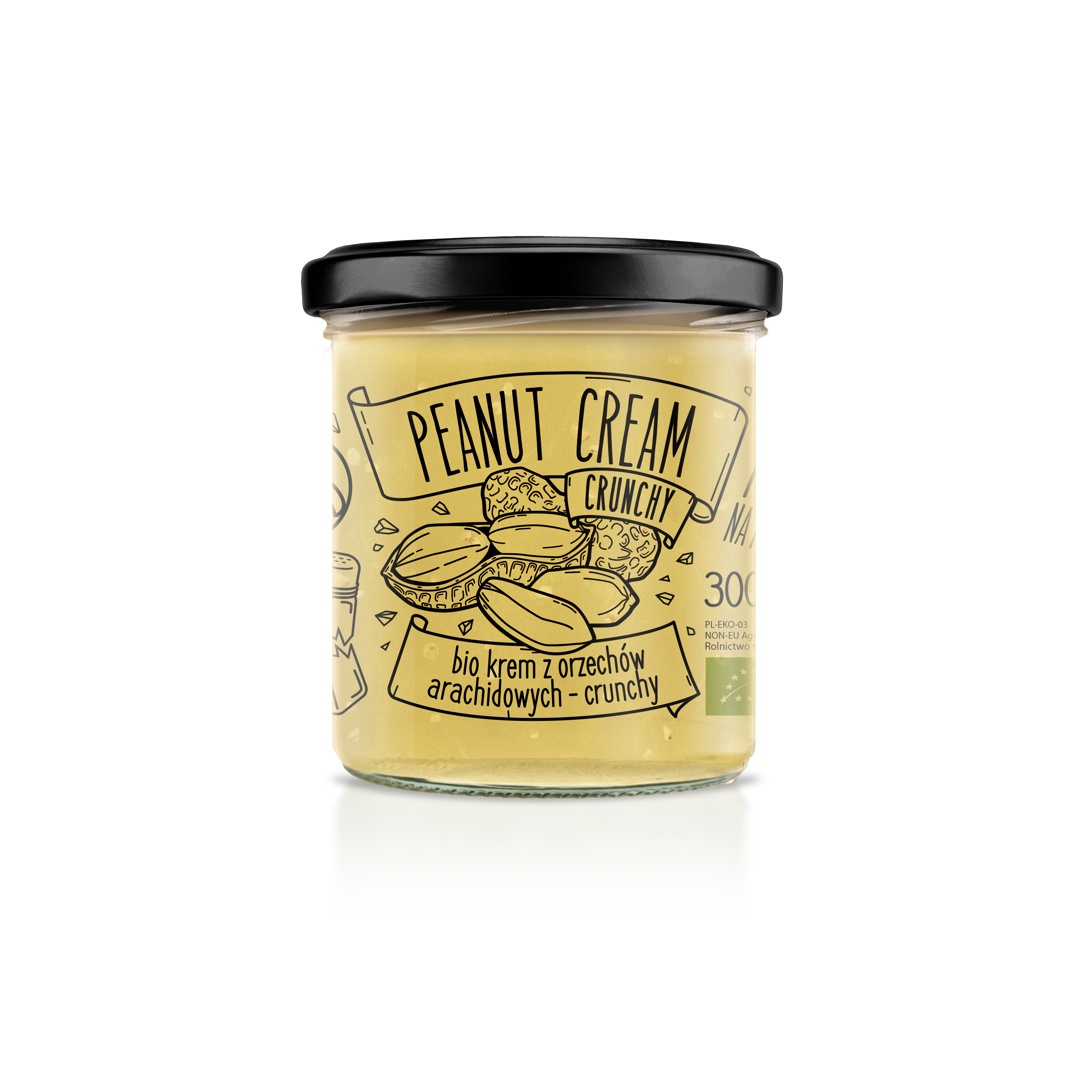 Bio peanut cream - crunchy