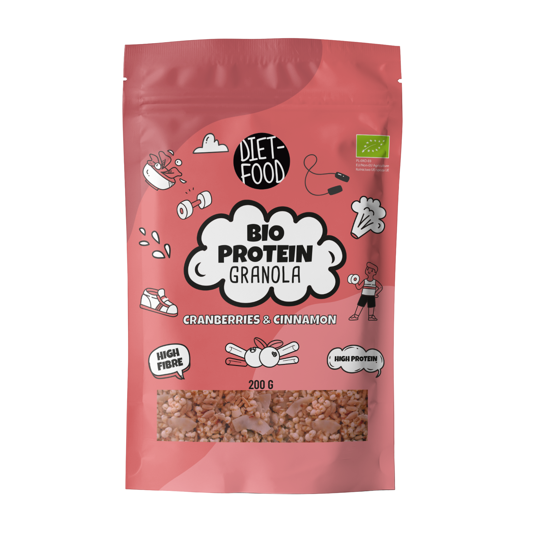 Bio Protein Granola Cranberry + Cinnamon