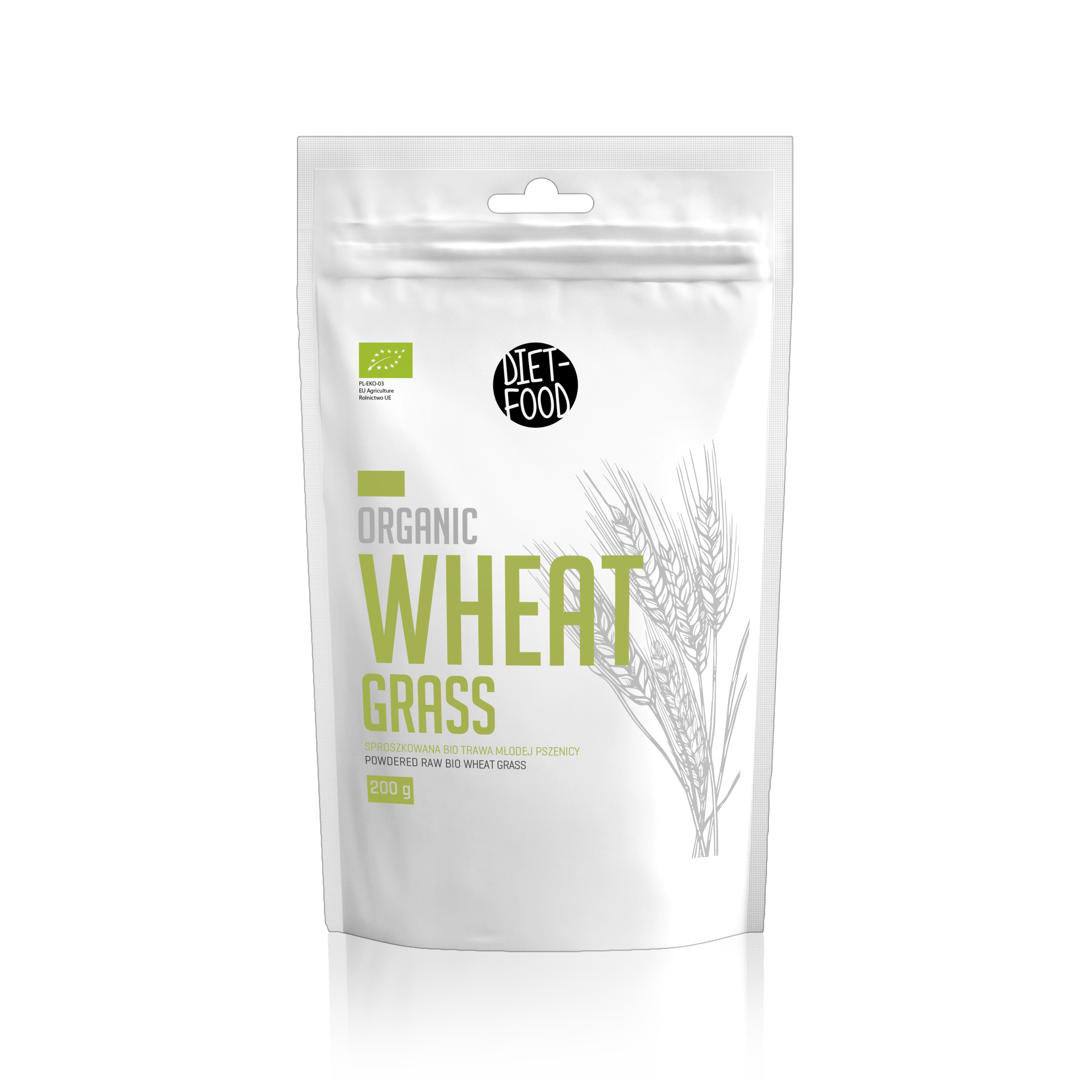 Bio wheat grass powder