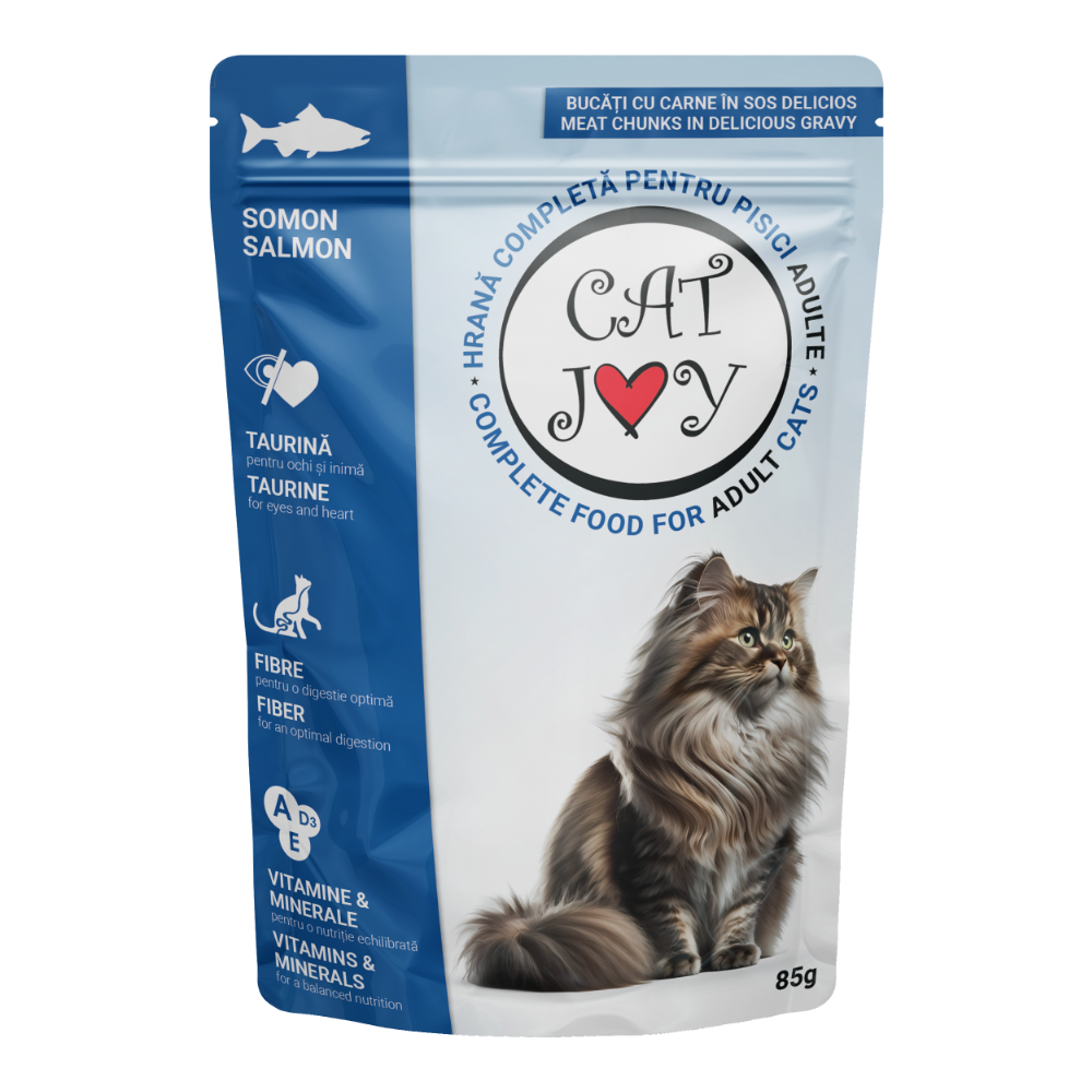 CAT JOY - Wet Food For Cats With Salmon 85g