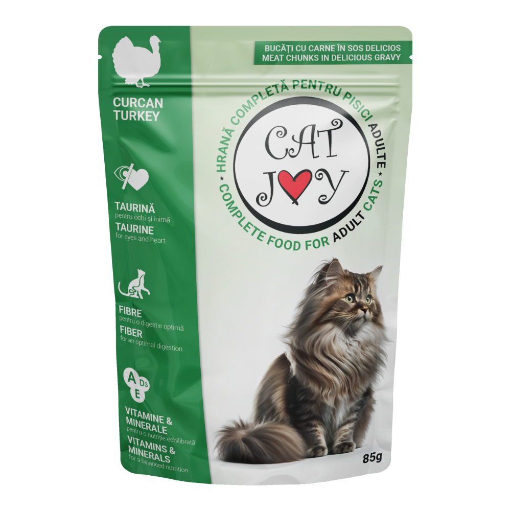 CAT JOY - Wet Food For Cats With Turkey 85g