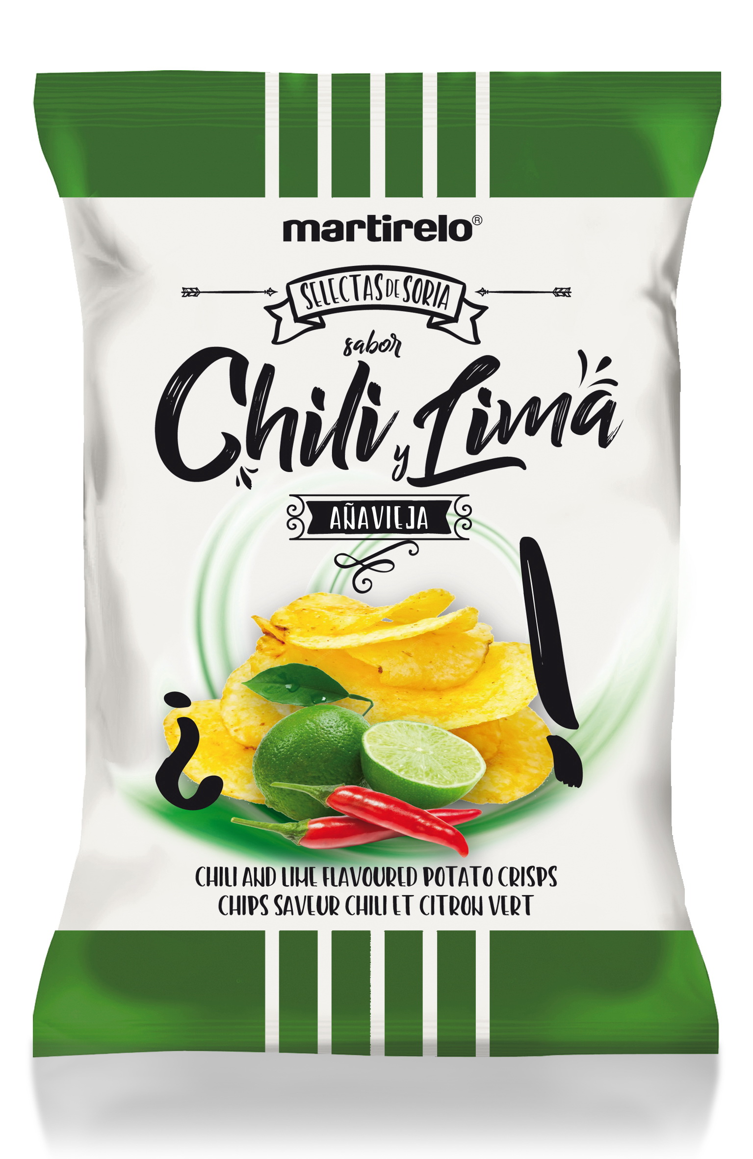 Chili & Lima Crisps (6%) 120 G