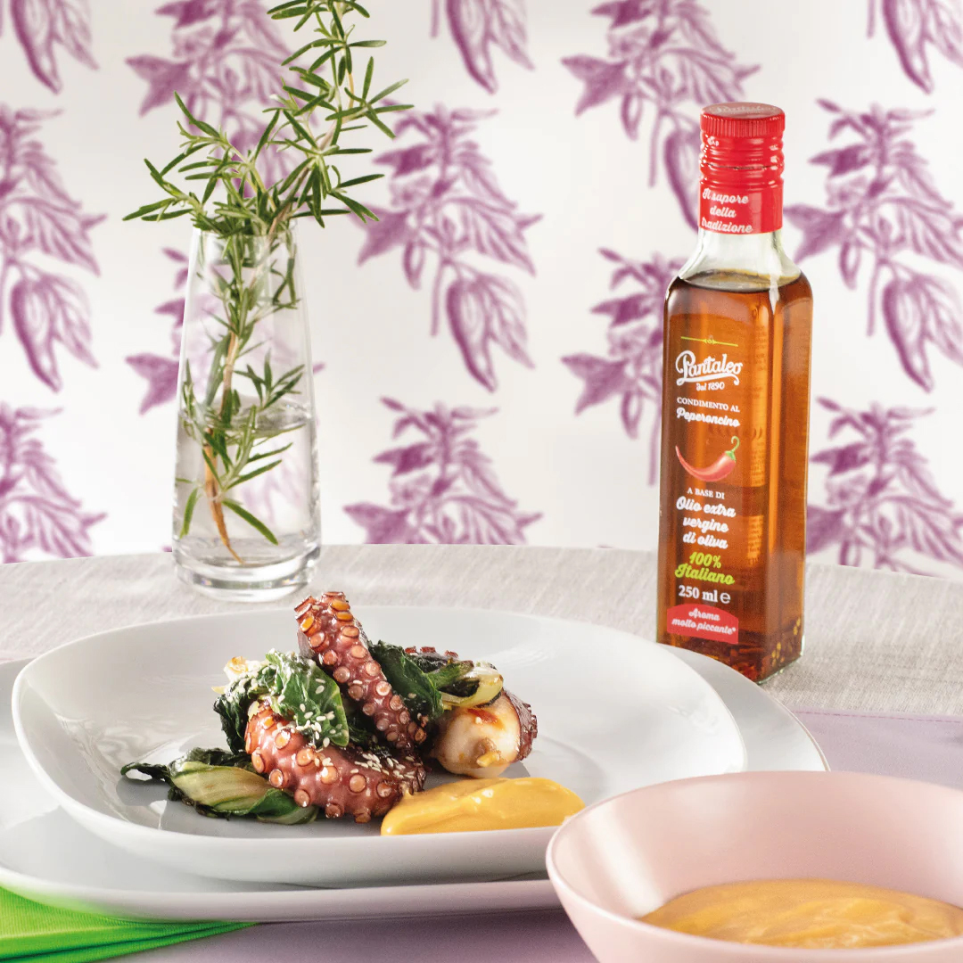 CONDIMENTO A BASE DI OLIO EXTRA VERGNE DI OLIVA 100% ITALIANO ALL'AROMA DI LIMONE