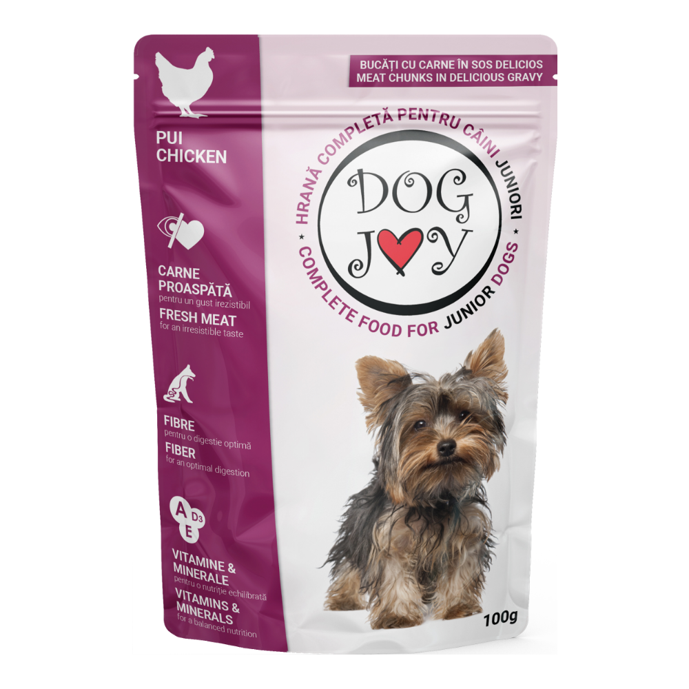 DOG JOY - Wet Food For Dogs With Chicken 100g