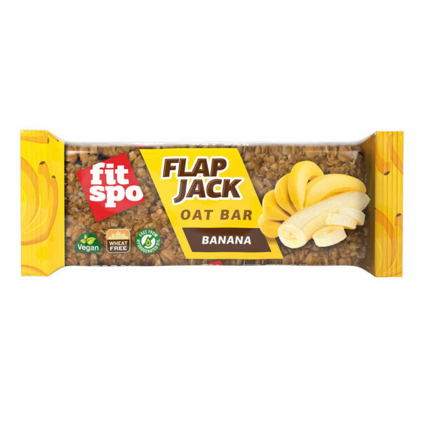 Energy Bar FitSpo Flapjack Banana, 80g
