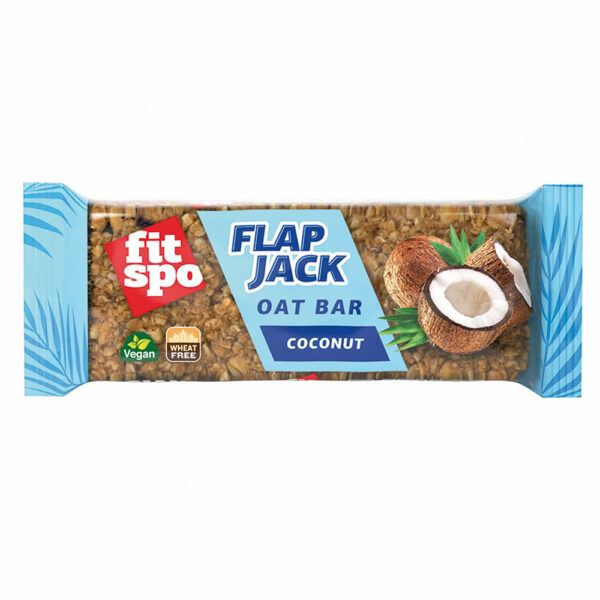 Energy Bar FitSpo Flapjack Coconut, 80g