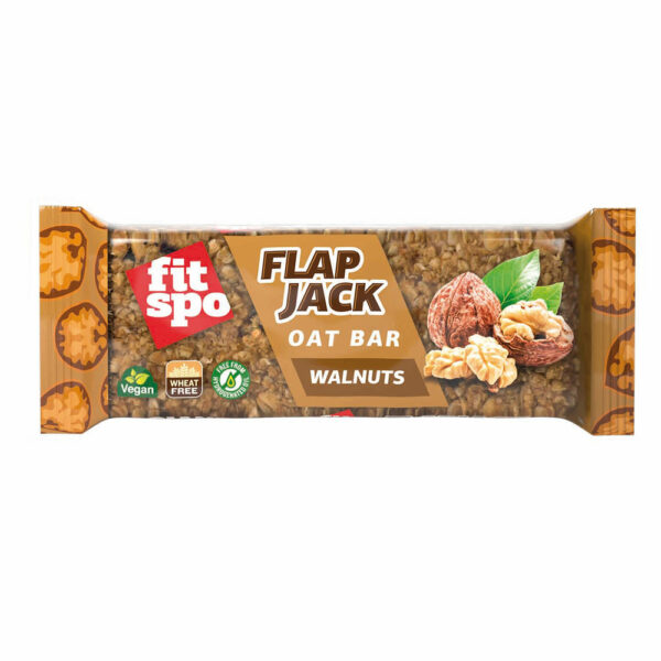 Energy Bar FitSpo Flapjack Walnuts, 80g