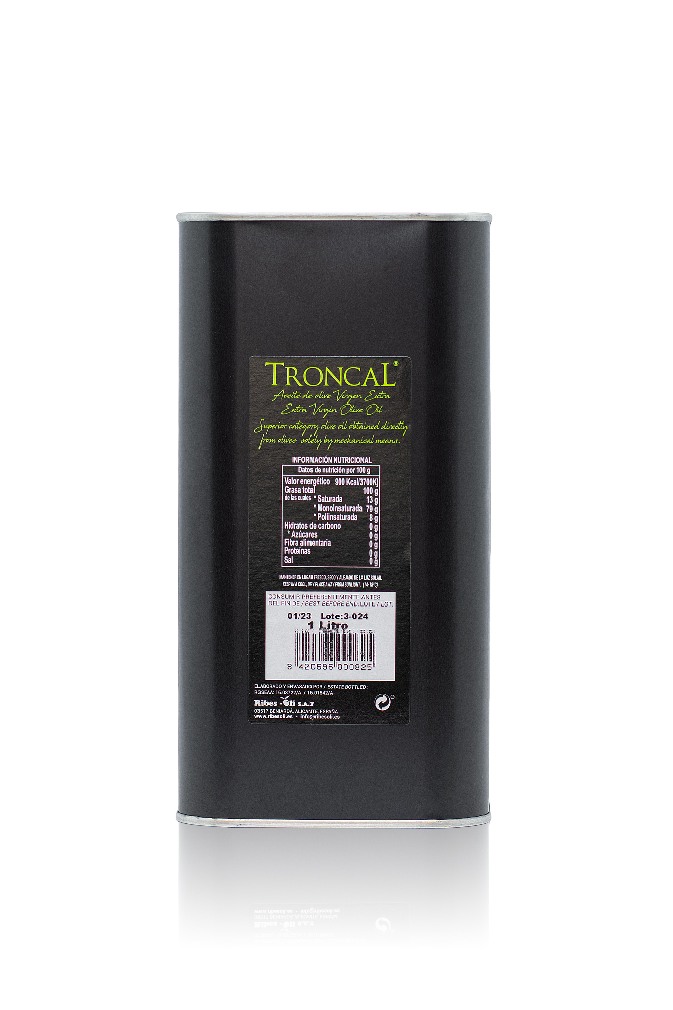 EXTRA VIRGIN OLIVE OIL 1L CAN