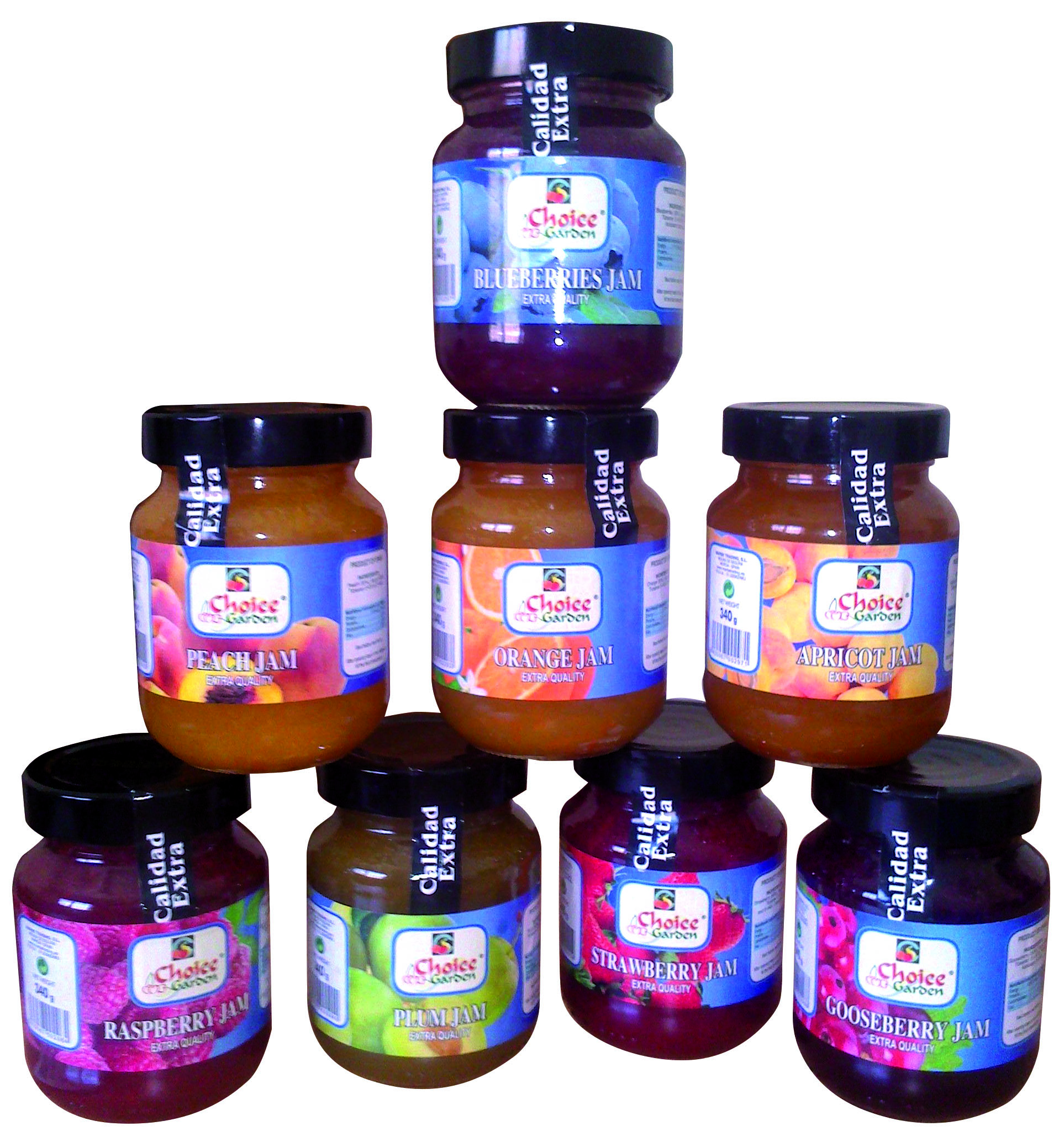 FRUITS JAM (PEACH, APRICOT, ORANGE, STRAWBERRY, PLUM)