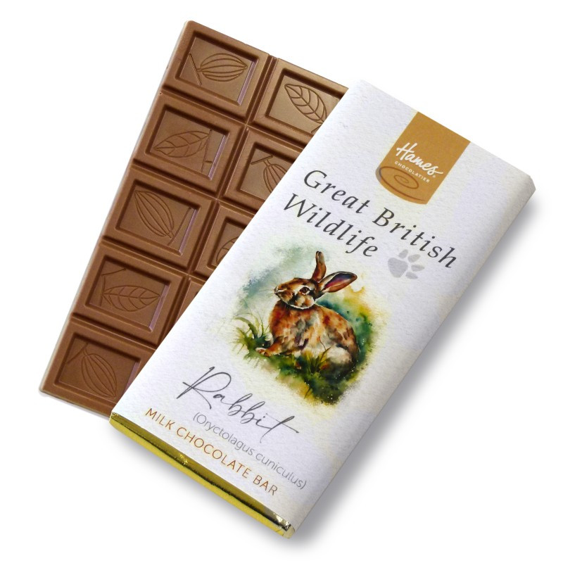 Great British Wildlife RA MB Milk Chocolate 60g Bar Wrapped In Gold ...