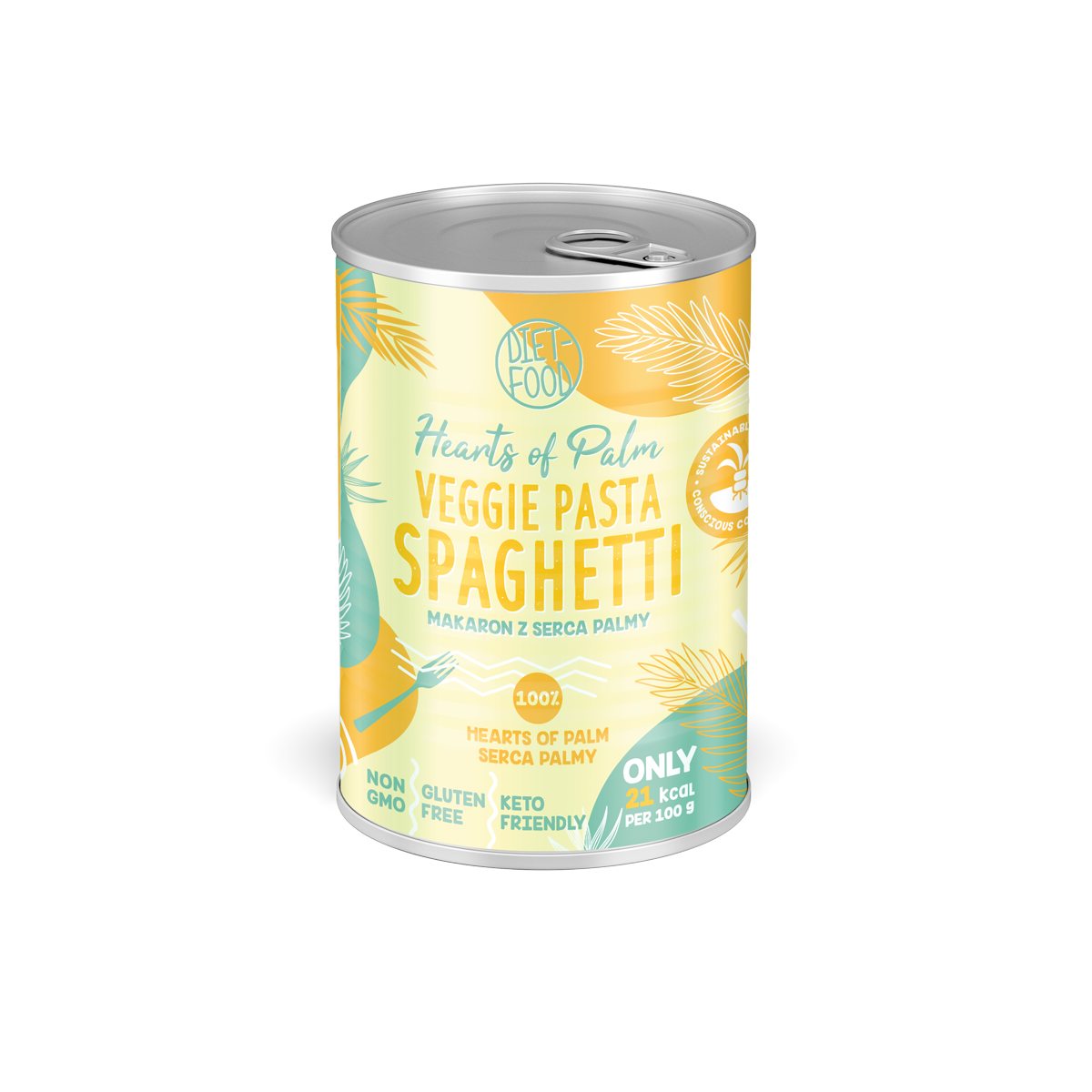 Hearts of palm - can Pasta spaghetti