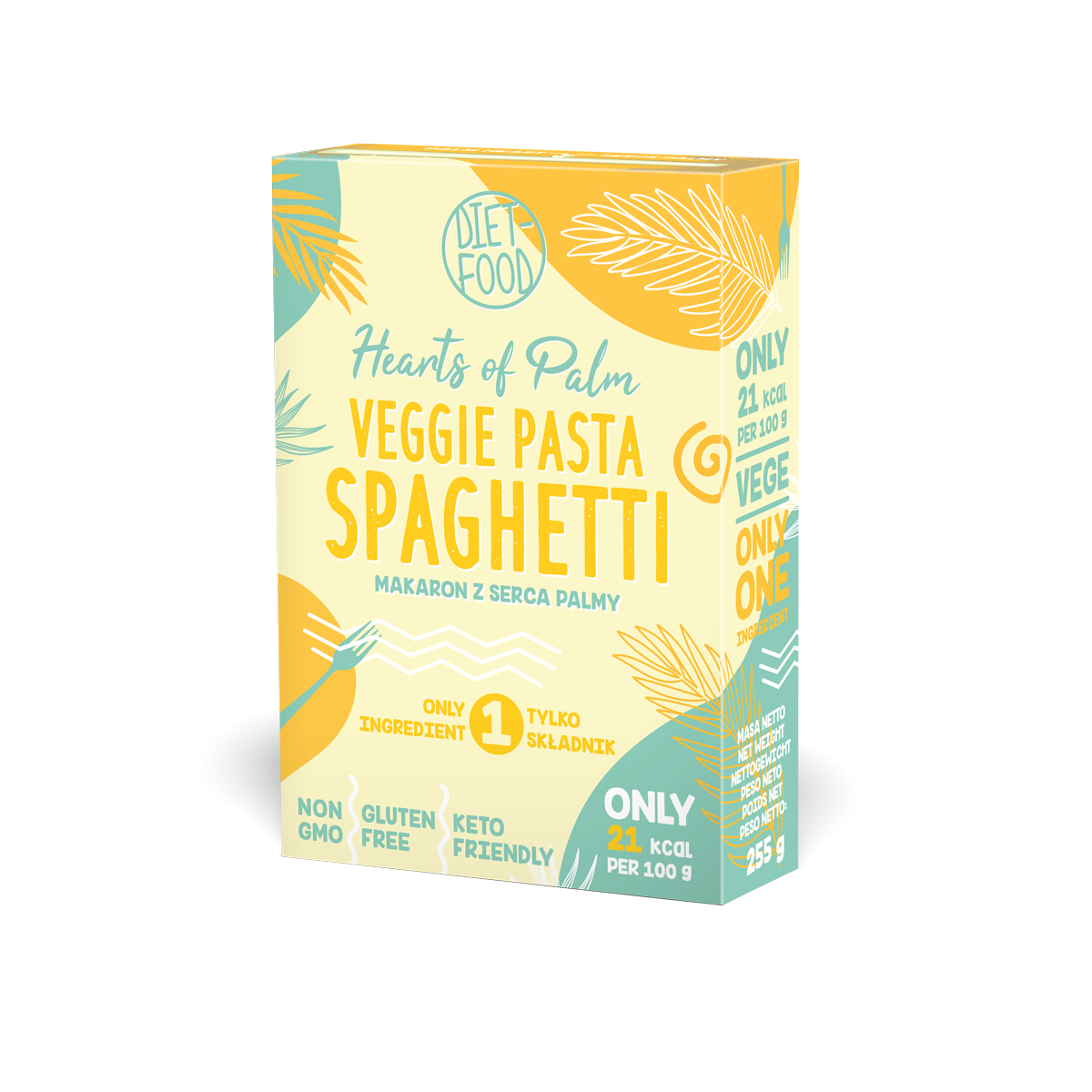 Hearts of palm - vaccum box Pasta spaghetti