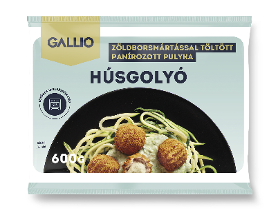 IQF Breaded Turkey Meatballs Filled With Green Pepper Sauce