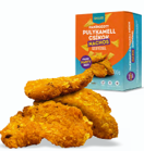 IQF Marinated, Breaded, Ready-baked Turkey Breast In Nachos-breading, 55% Meat