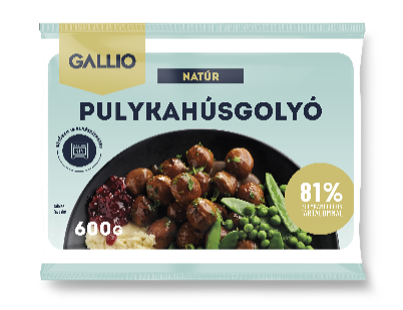 IQF Plain Turkey Meatballs, 81% Turkey Meat