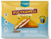 IQF Rustic Breaded Crispy Turkey Breast Slices ,(55% Turkey Breast Meat)