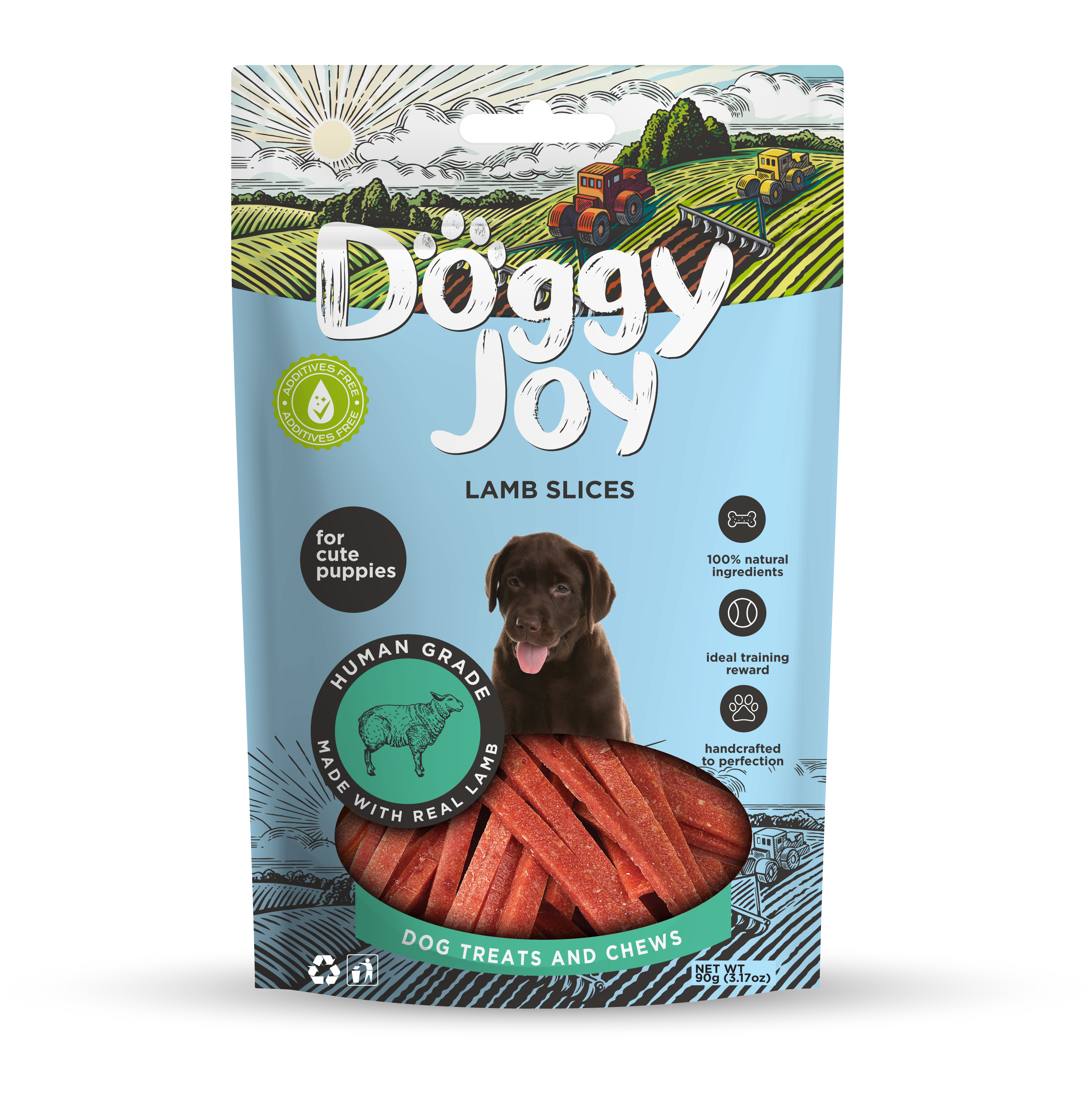 LAMB SLICES (For Puppies) 90g