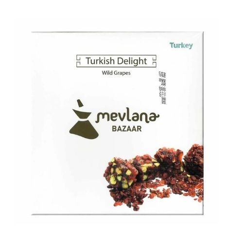 Mevlana Bazaar Zereşk Grape Pistachio Turkish Delight 550 Gr