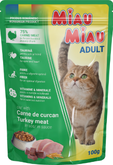MIAU MIAU - WET FOOD FOR CATS 100G