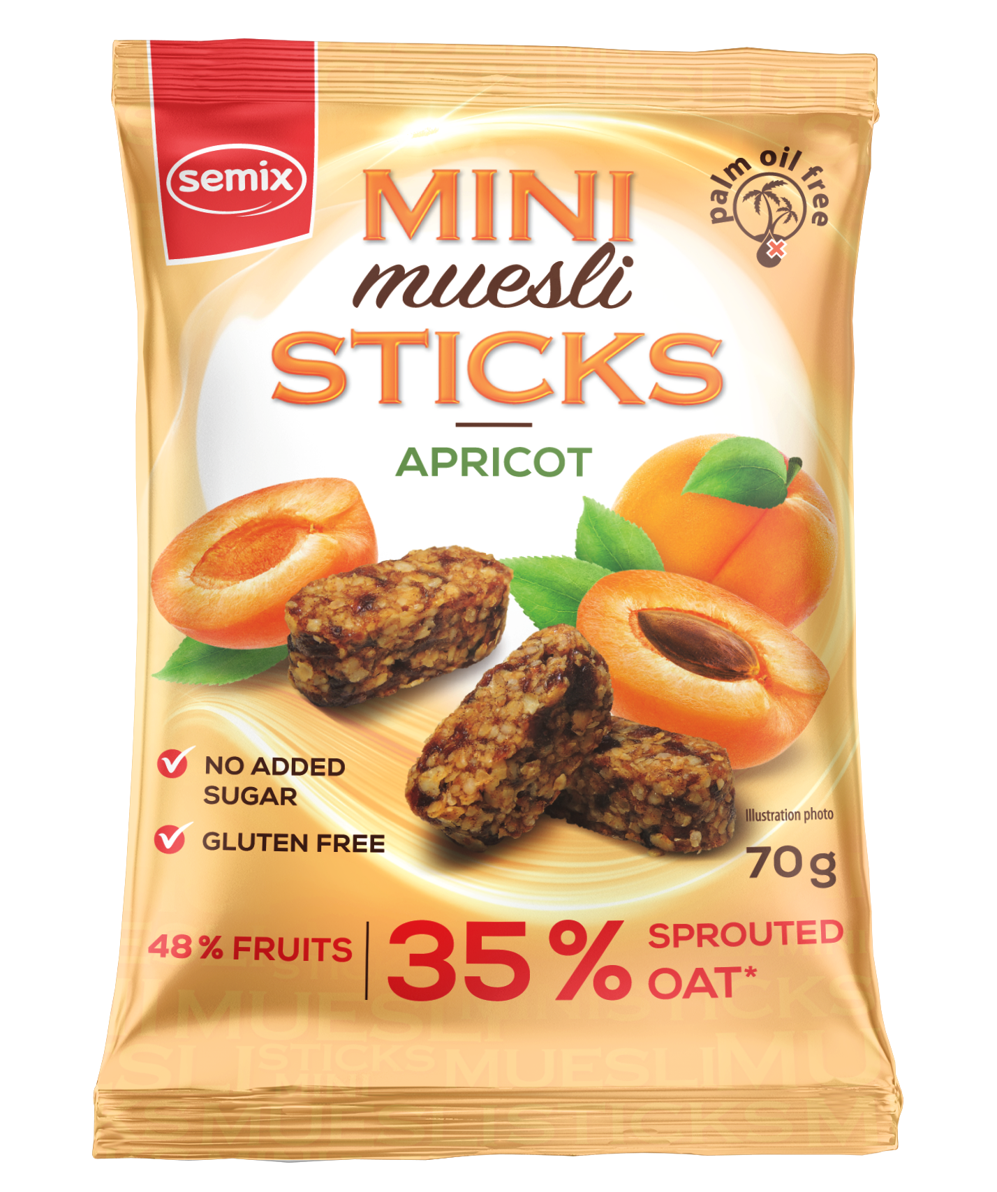 Mini Muesli Sticks With Apricot