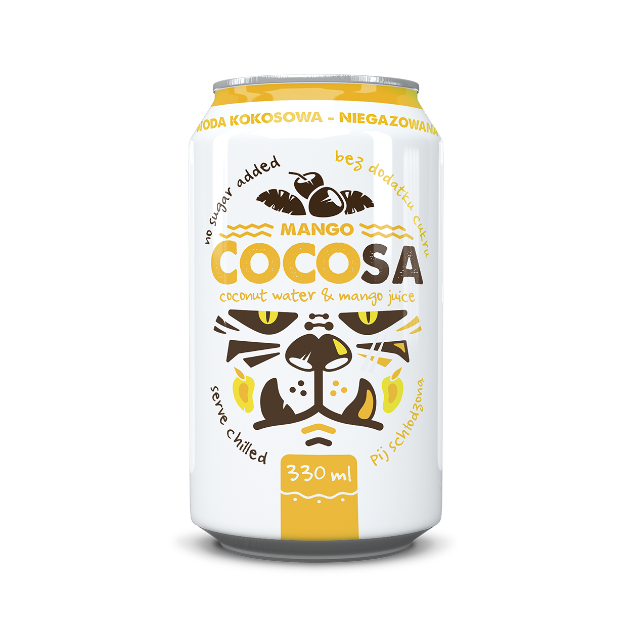 Natural coconut water with mango