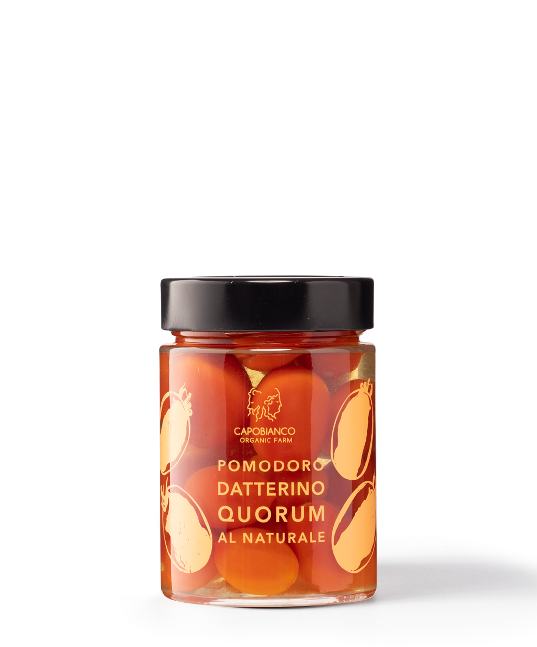 Organic Datterino tomato in water and salt