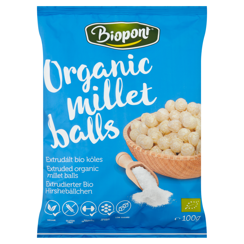 Organic Millet balls slightly salted