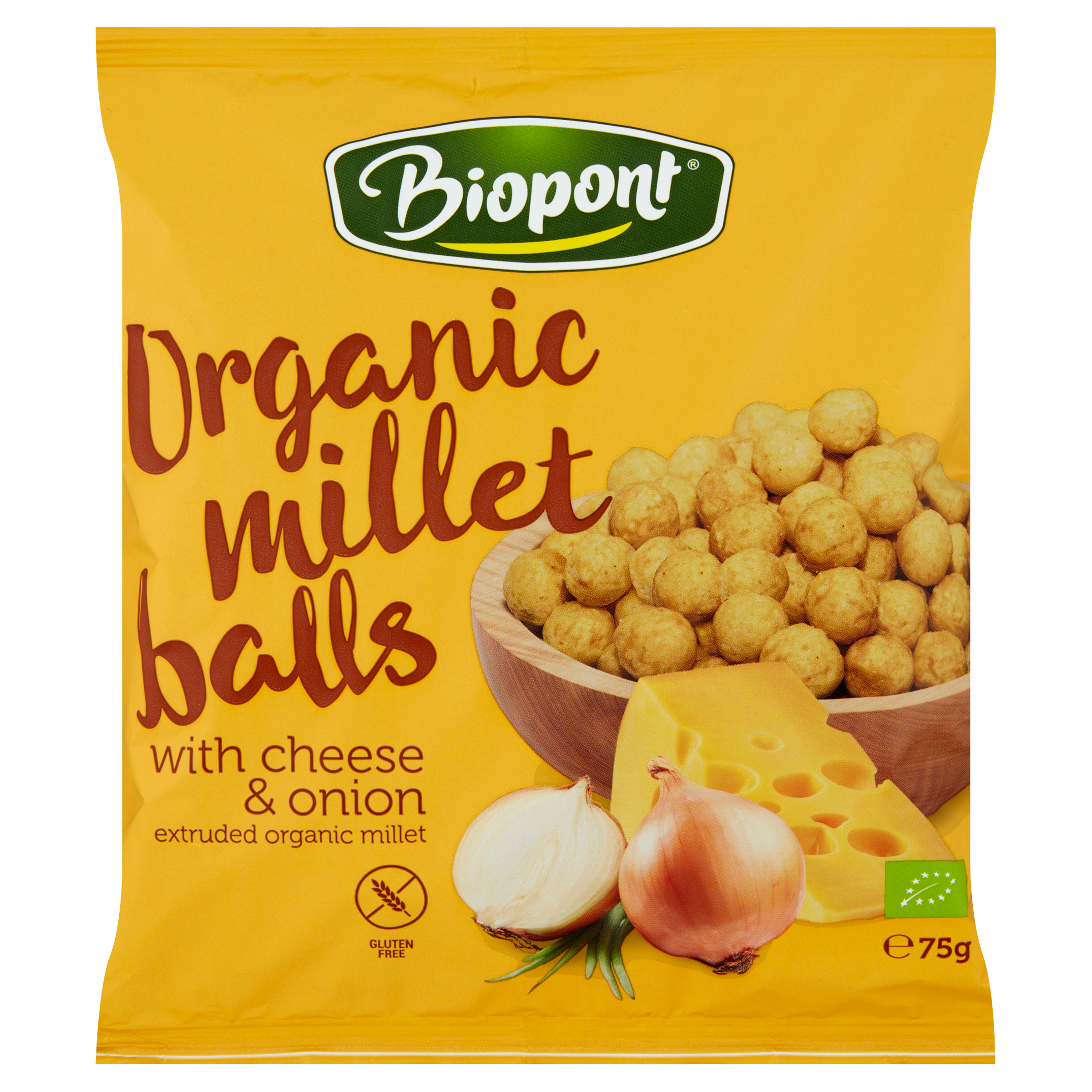 Organic Millet balls with Cheese & Onion