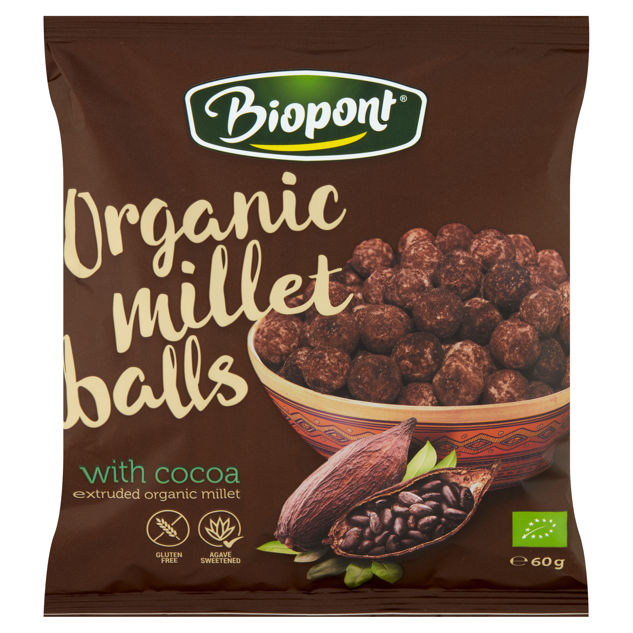 Organic Millet balls with Cocoa