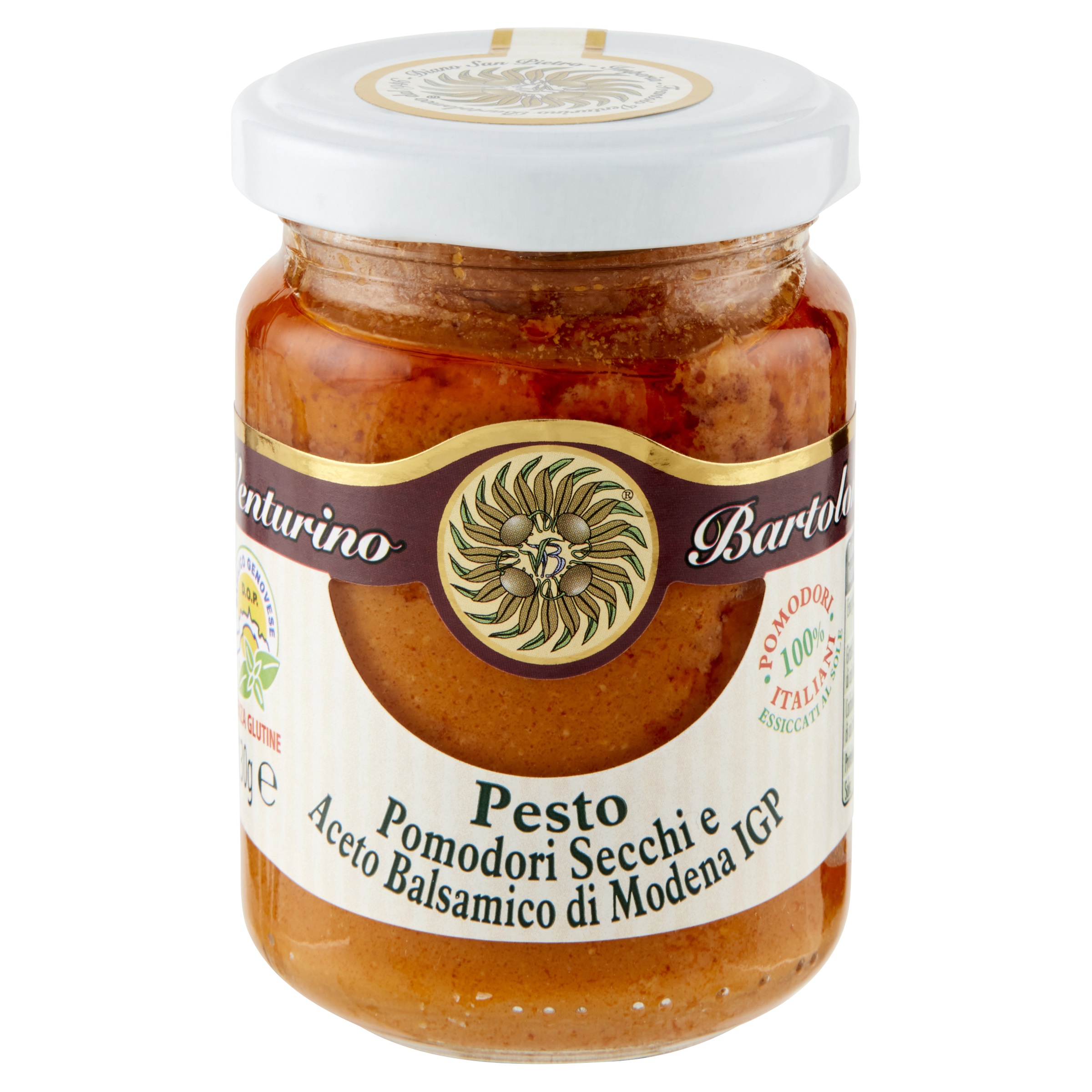 Pesto pomodori secchi e aceto balsamico di Modena IGP