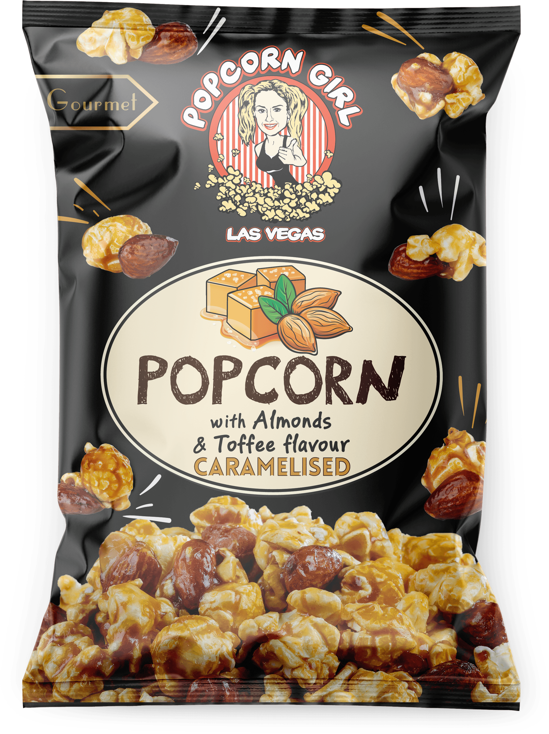 Popcorn Caramelised - Almond & Toffee Flavour