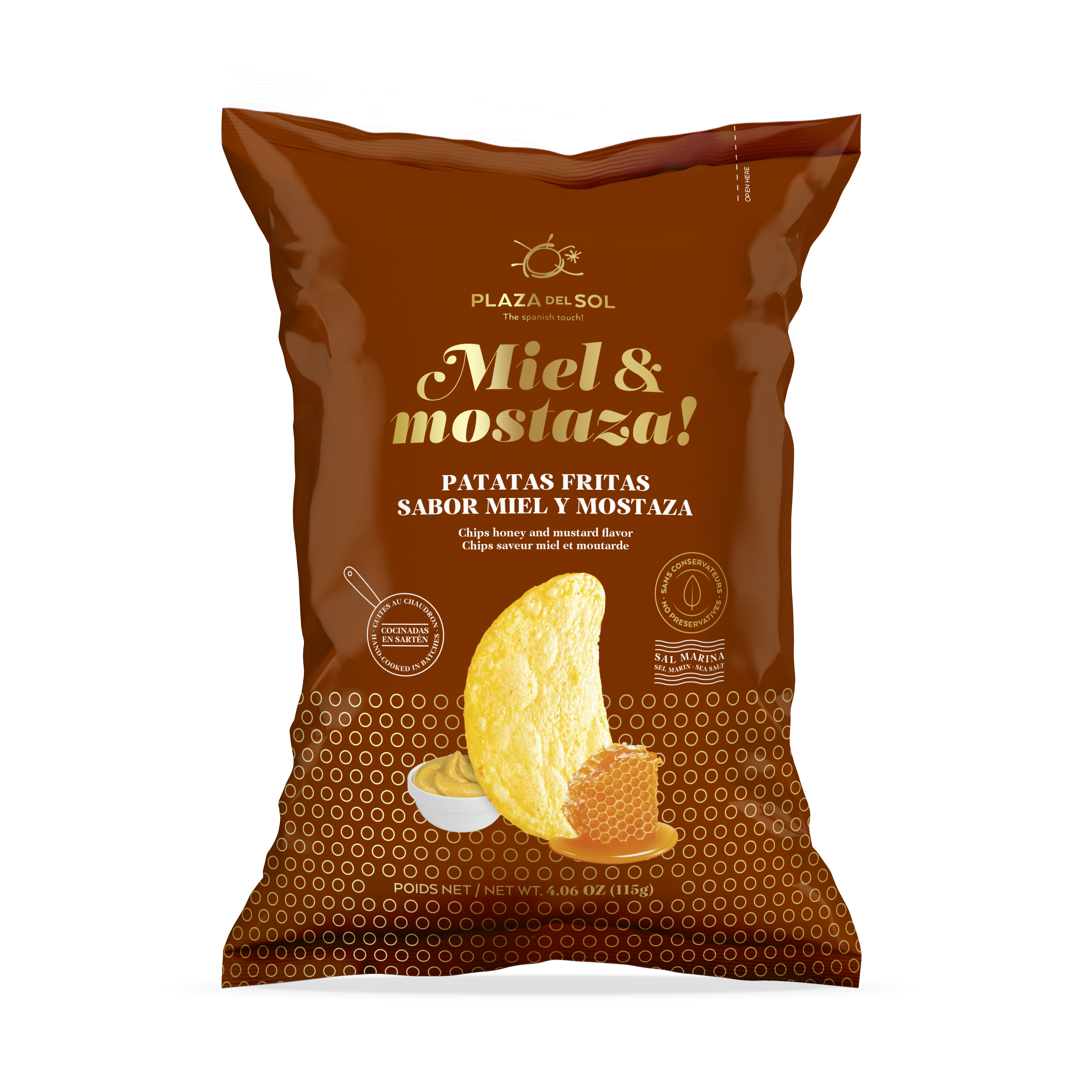 Potato Chip With Honey And Mustard Flavour