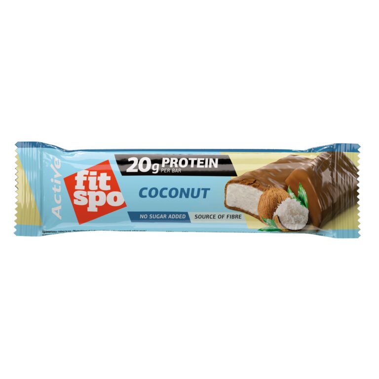 Protein Bar FitSpo Active 20g Protein, 60g