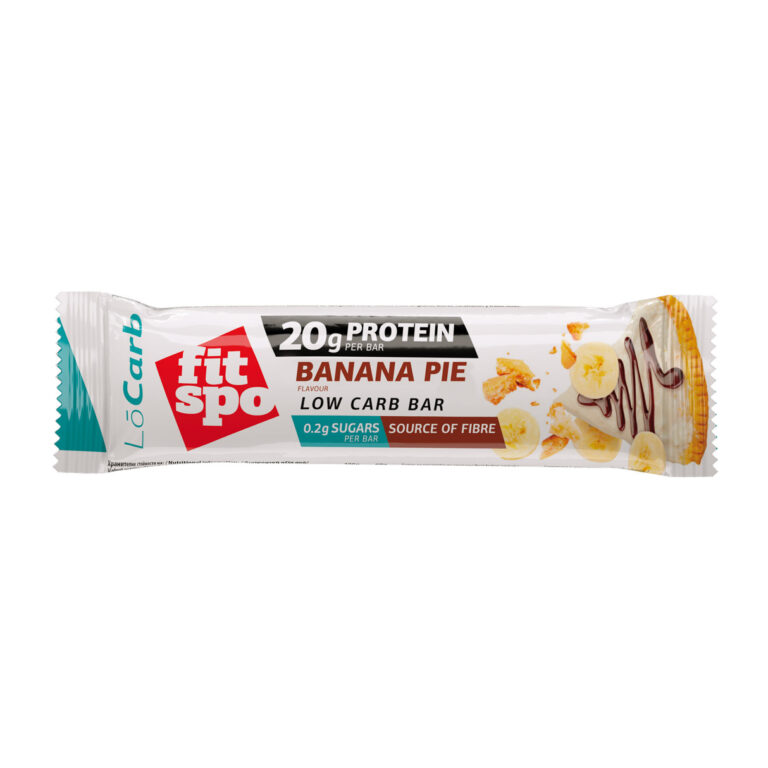 Protein Bar FitSpo Lo Carb 20g Protein, Banana Pie, 60g