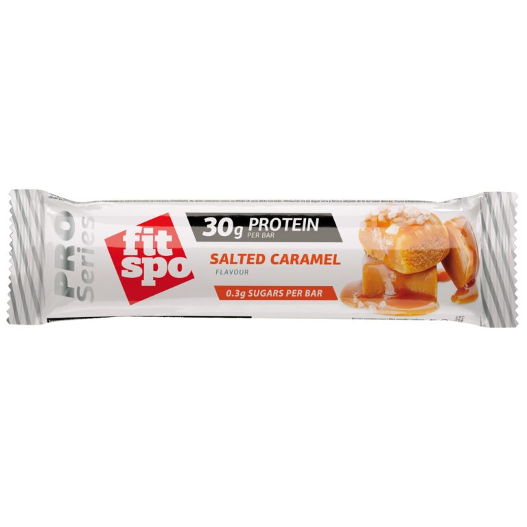 Protein Bar FitSpo Pro 30g Protein, Salted Caramel, 85g