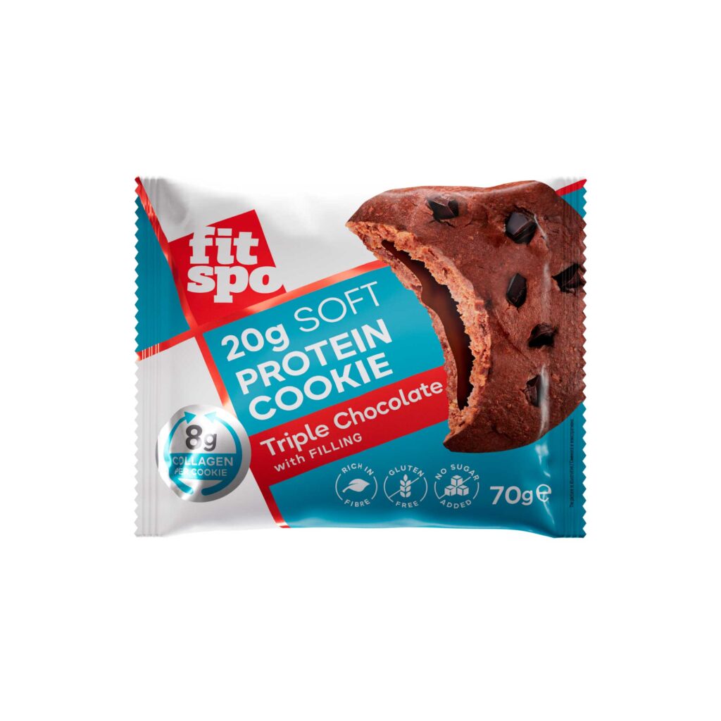 Protein Cookie FitSpo 20g Protein, Triple Chocolate, 70g