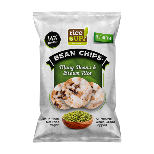 RiceUP! Brown Rice Chips With Mung Bean, 60g