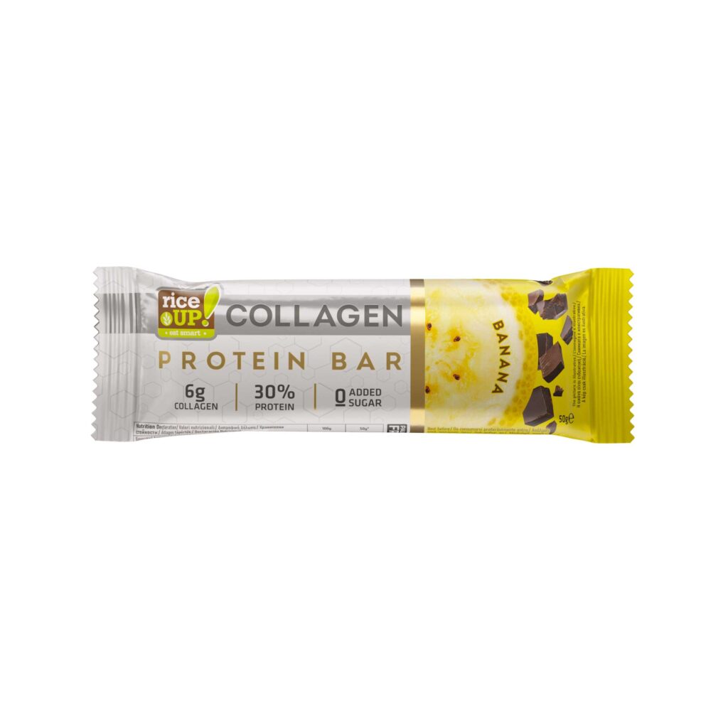 RiceUP! Collagen Protein Bar Banana, 50g